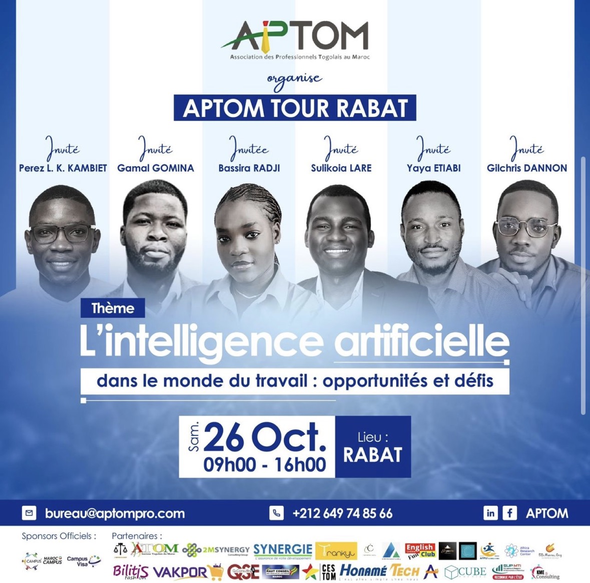 APTOM Tour Rabat – IA dans le monde du travail